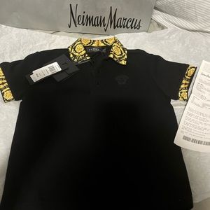 Black and gold Versace shirt never worn
